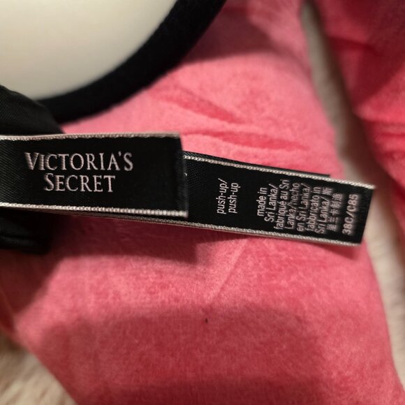 Victoria's Secret Very Sexy Padded Push Up Bra Black 38C - NWOT - Picture 4 of 6